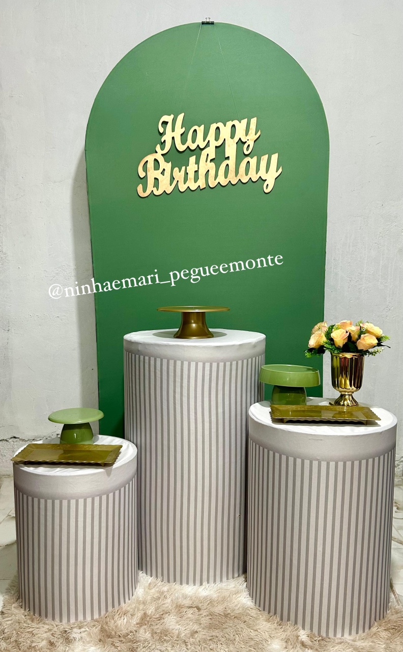 Kit Luxo Verde Oliva 2 - N&M-pegue e monte