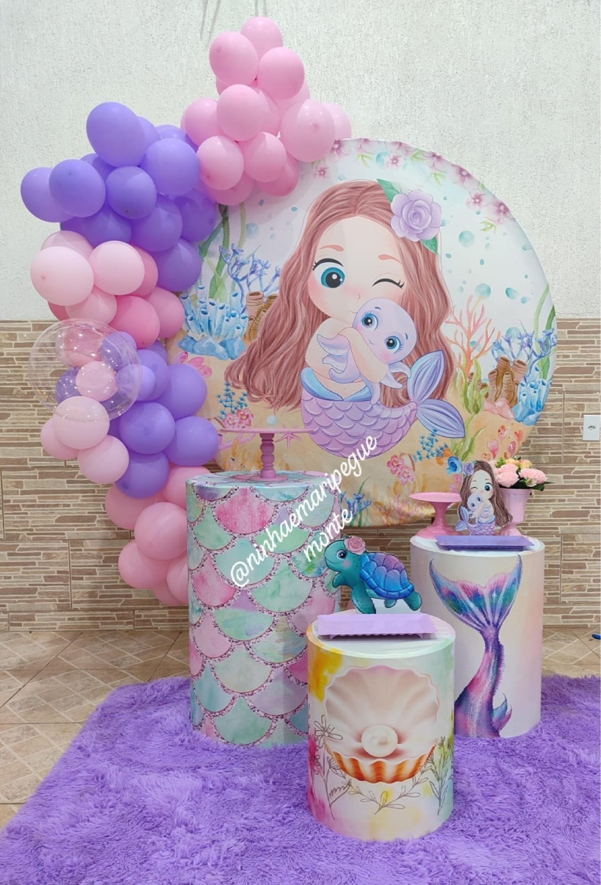 Kit Prata Sereia Cute  - N&M-pegue e monte