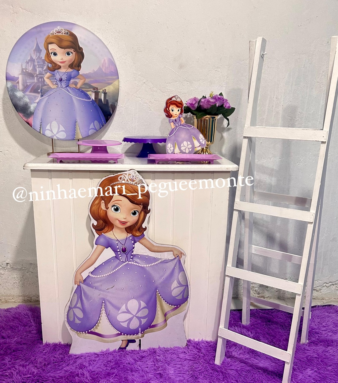 Kit Mesa Princesinha Sofia - N&M-pegue e monte