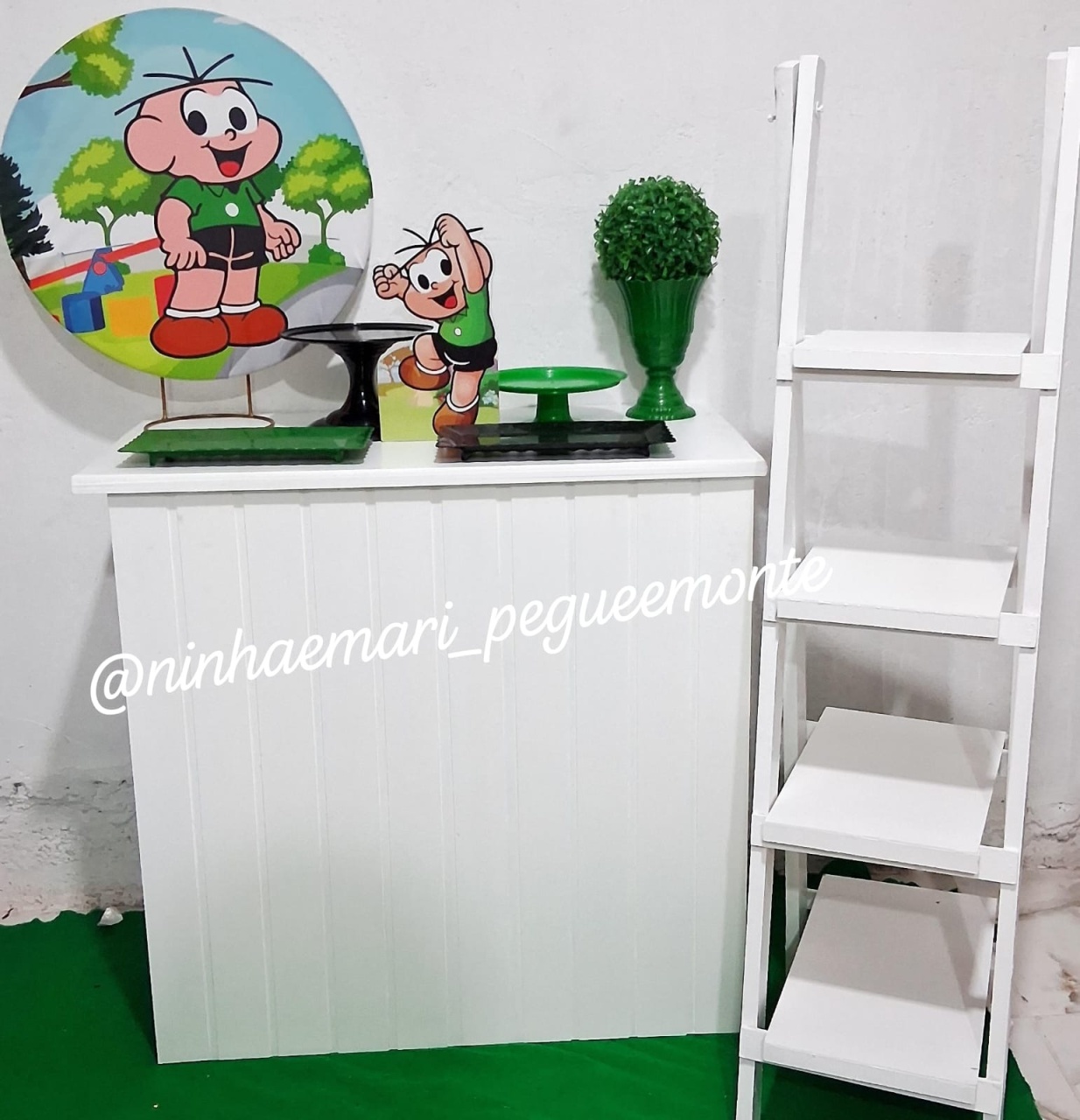 Kit Mesa Acessórios Cebolinha - N&M-pegue e monte