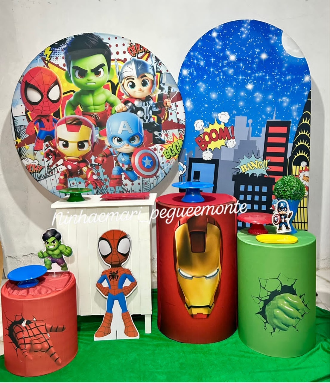 Kit Diamante Vingadores Baby 2 - N&M-pegue e monte