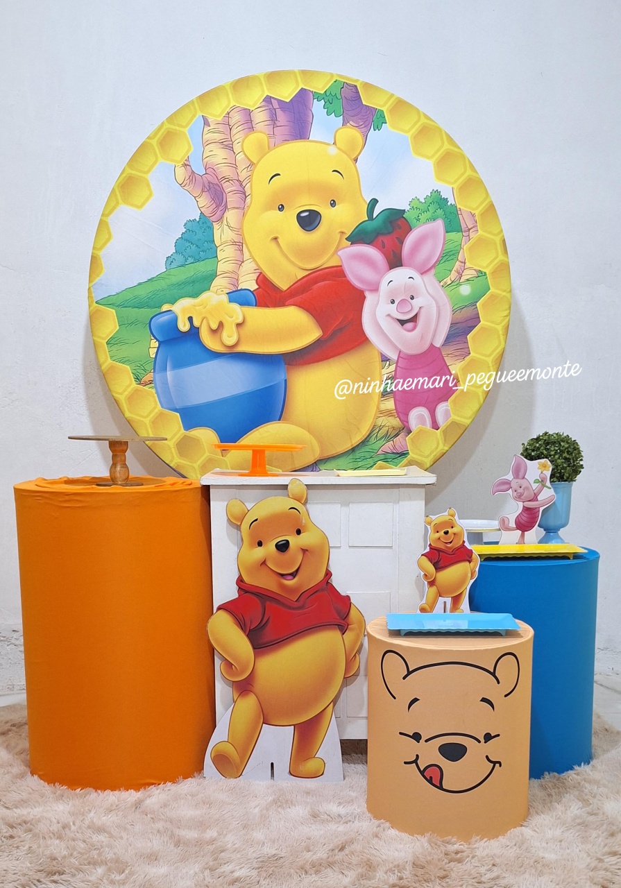 Kit Ouro Ursinho Pooh - N&M-pegue e monte