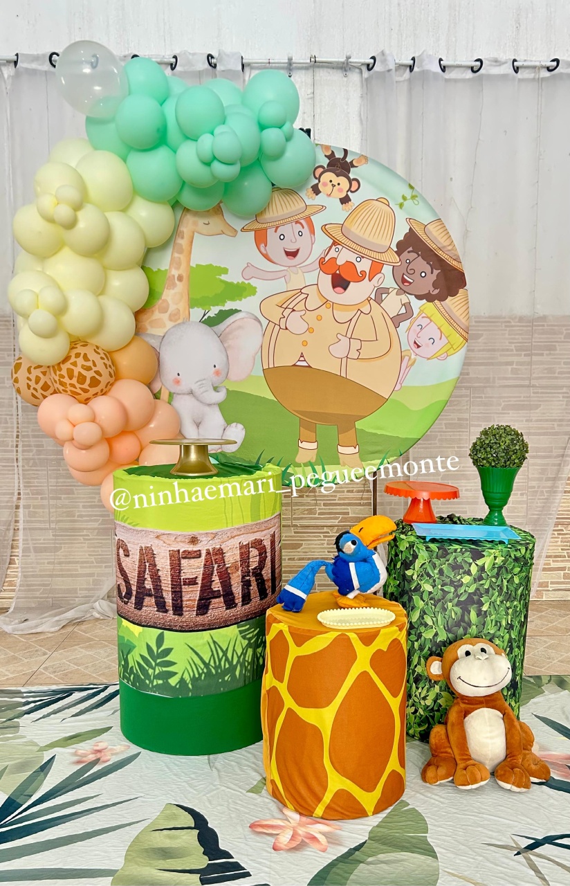 Kit Prata Mundo Bita Safari - N&M-pegue e monte