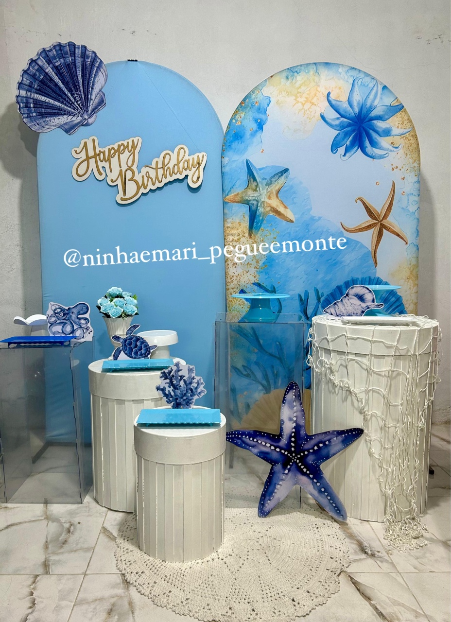 Kit Composição Fundo Do Mar 2 - N&M-pegue e monte