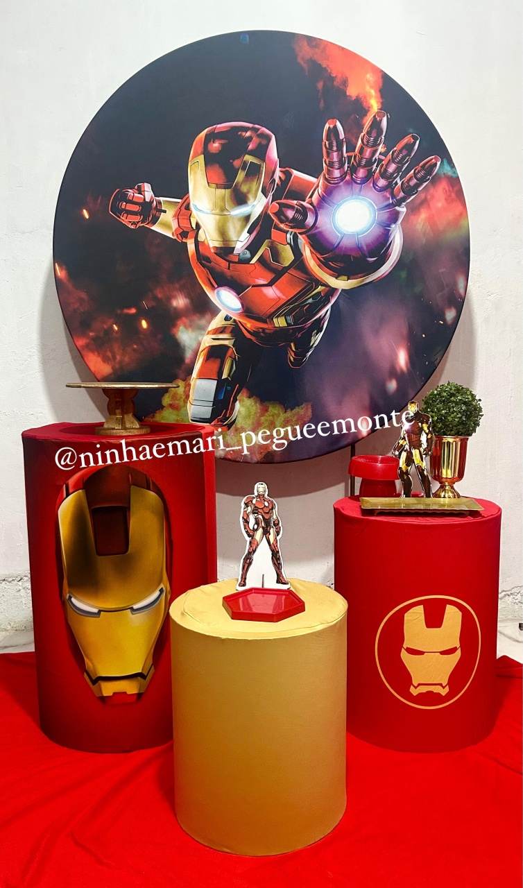 Kit Prata Homem de Ferro - N&M-pegue e monte