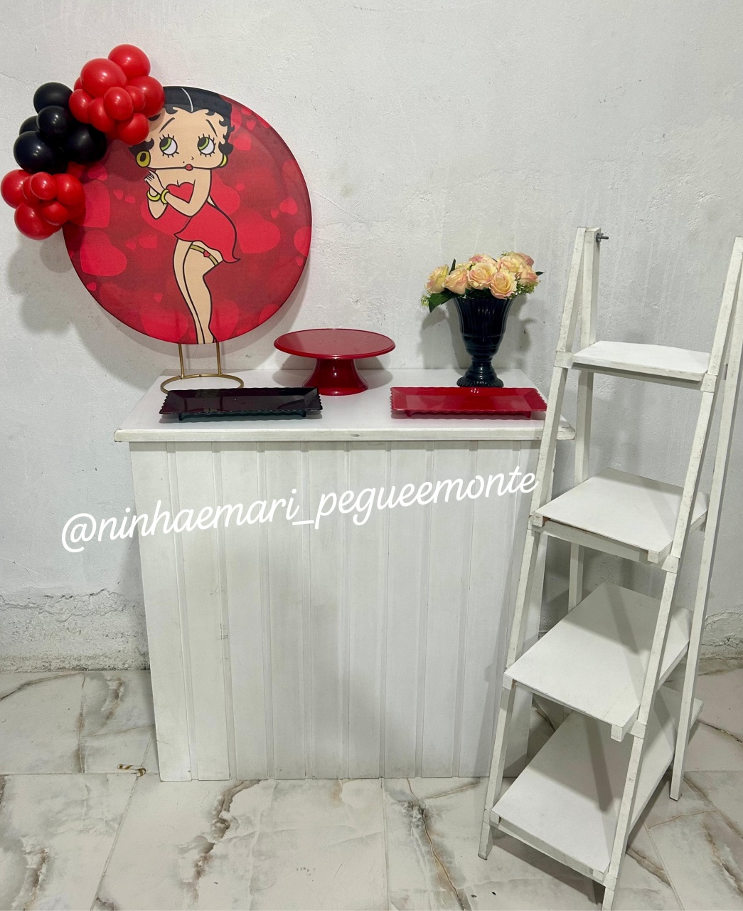Kit Mesa Betty Boop - N&M-pegue e monte