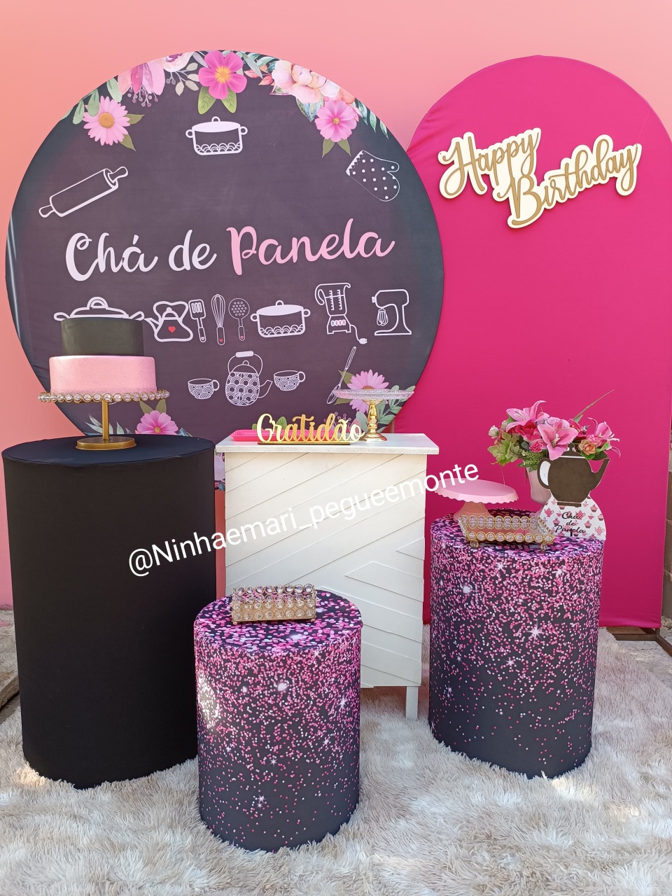 Kit Diamante Chá de Panela  - N&M-pegue e monte