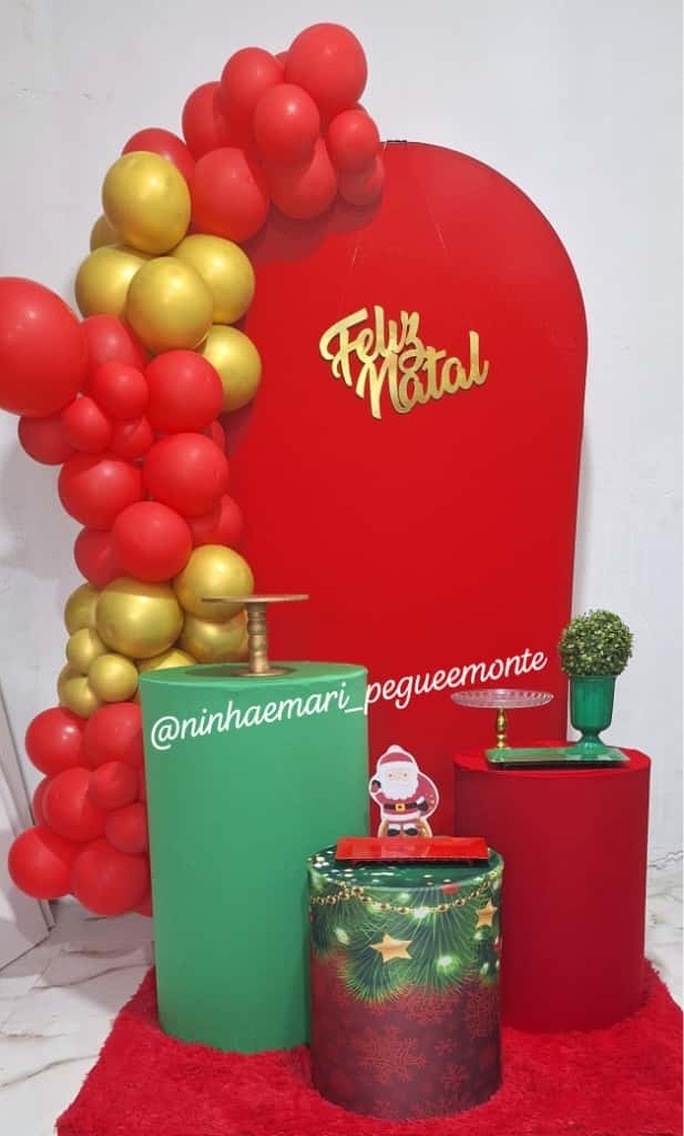 Kit Luxo Feliz Natal - N&M-pegue e monte