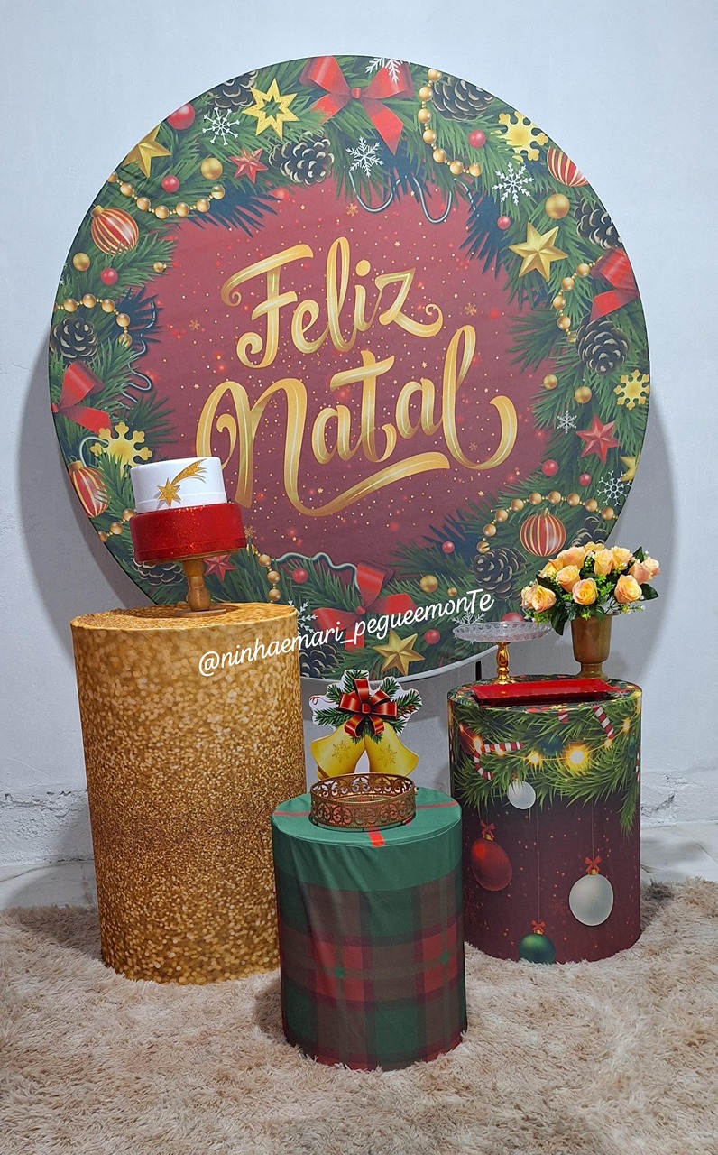 Kit Prata Feliz Natal 2 - N&M-pegue e monte