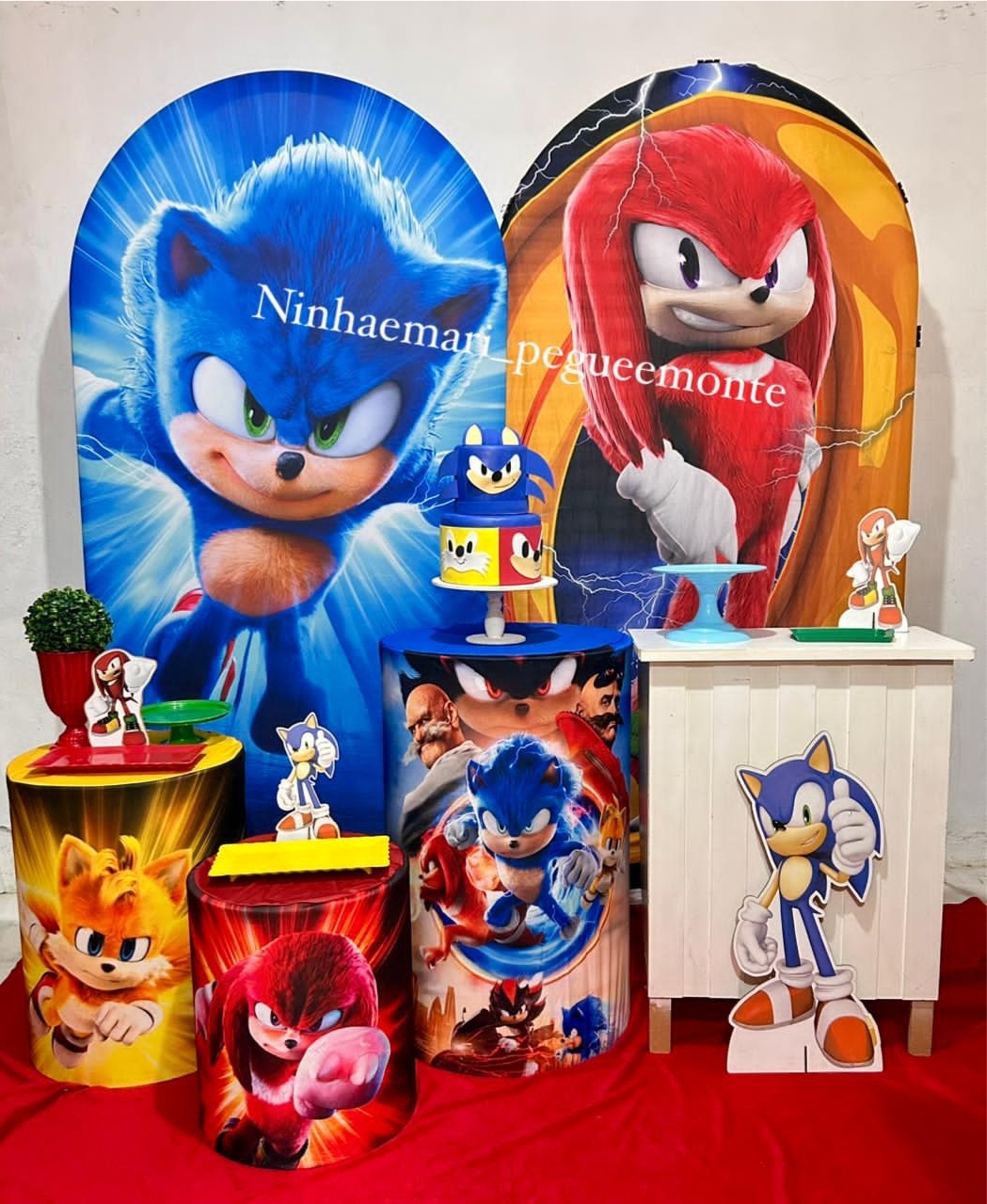 Kit Composição Sonic - N&M-pegue e monte