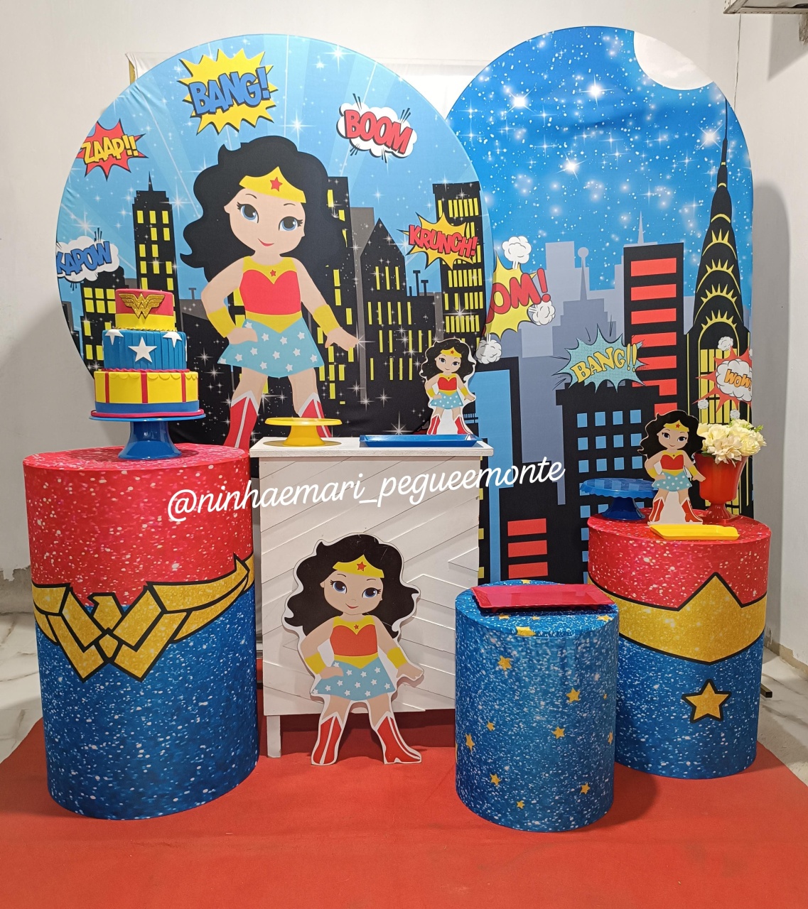 Kit Diamante Mulher Maravilha  Cut - N&M-pegue e monte