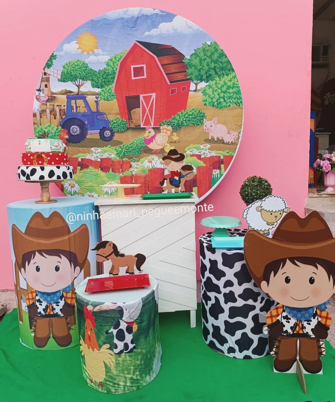 Kit Ouro Fazendinha Menino - N&M-pegue e monte