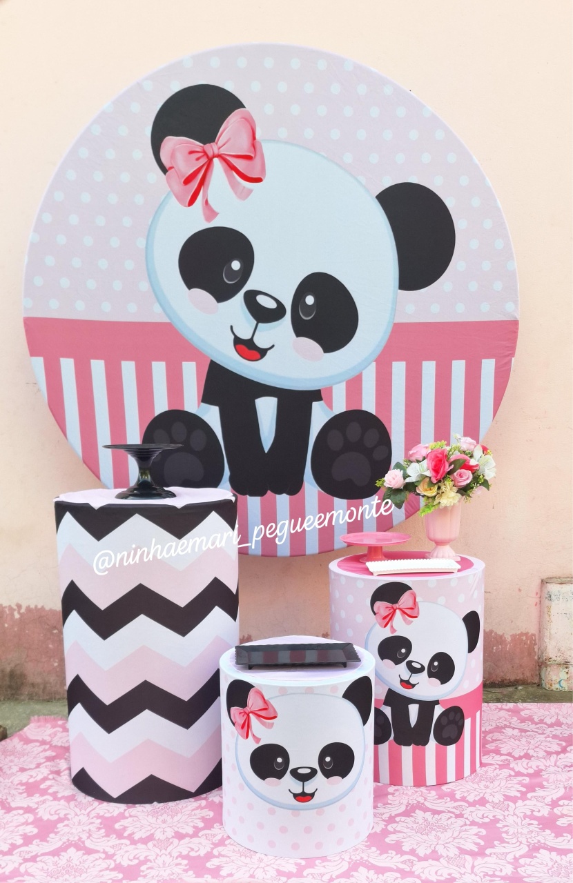Kit Prata Pandinha  - N&M-pegue e monte