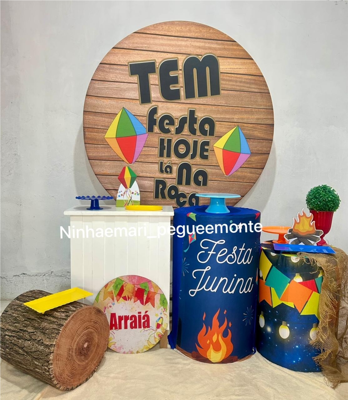 Kit Ouro Tem Festa Na Roça - N&M-pegue e monte