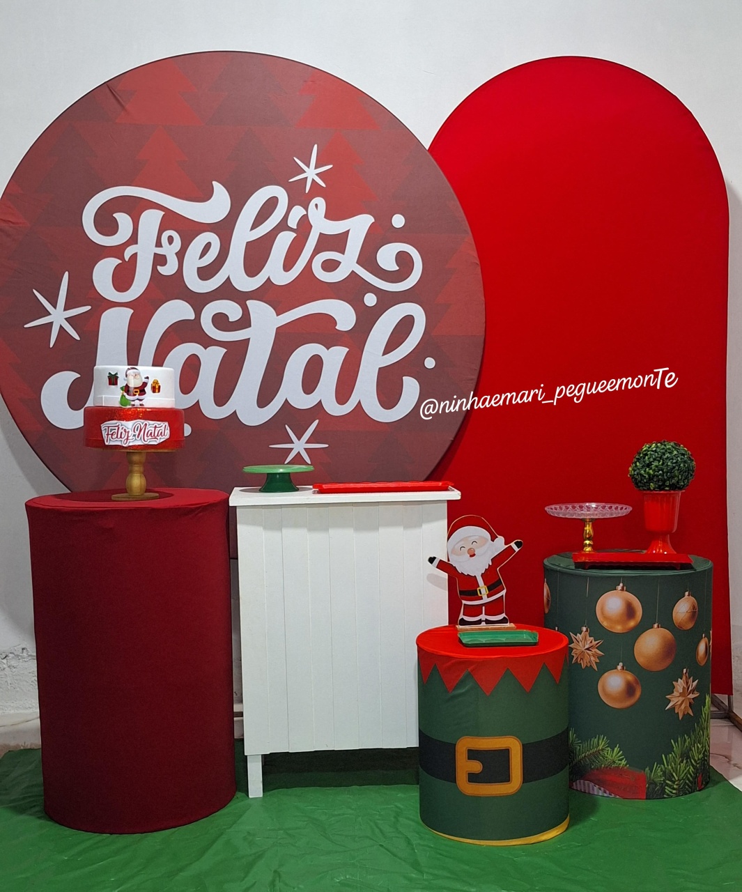 Kit Diamante Feliz Natal 6 - N&M-pegue e monte