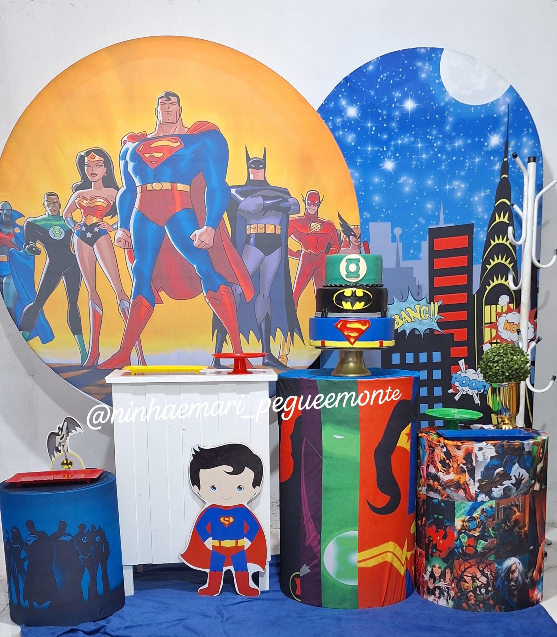 Kit Diamante Liga da Justiça  - N&M-pegue e monte
