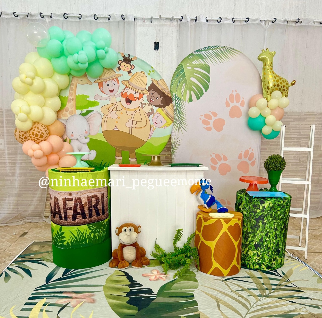 Kit Diamante Mundo Bita Safari  - N&M-pegue e monte