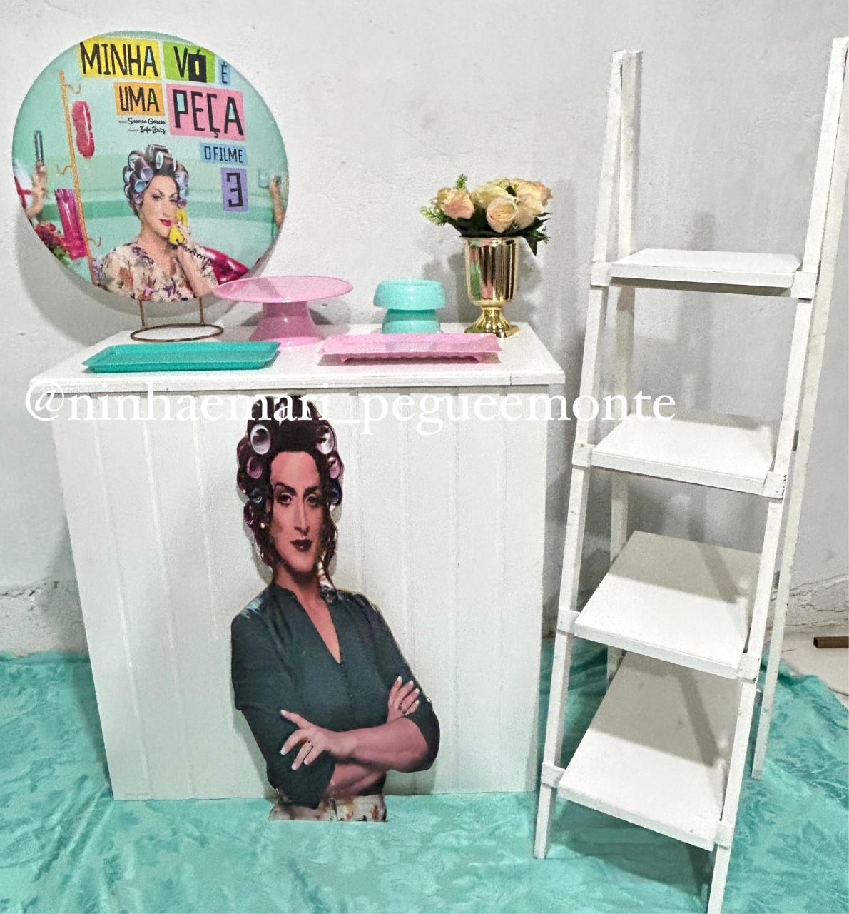 Kit Mesa Minha Vó É Uma Peça   - N&M-pegue e monte