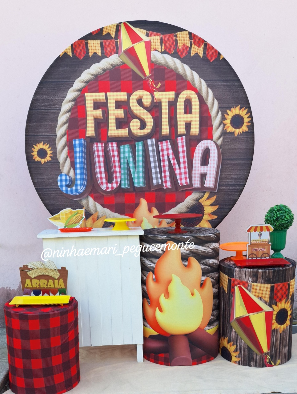 Kit Ouro Festa Junina 10  - N&M-pegue e monte