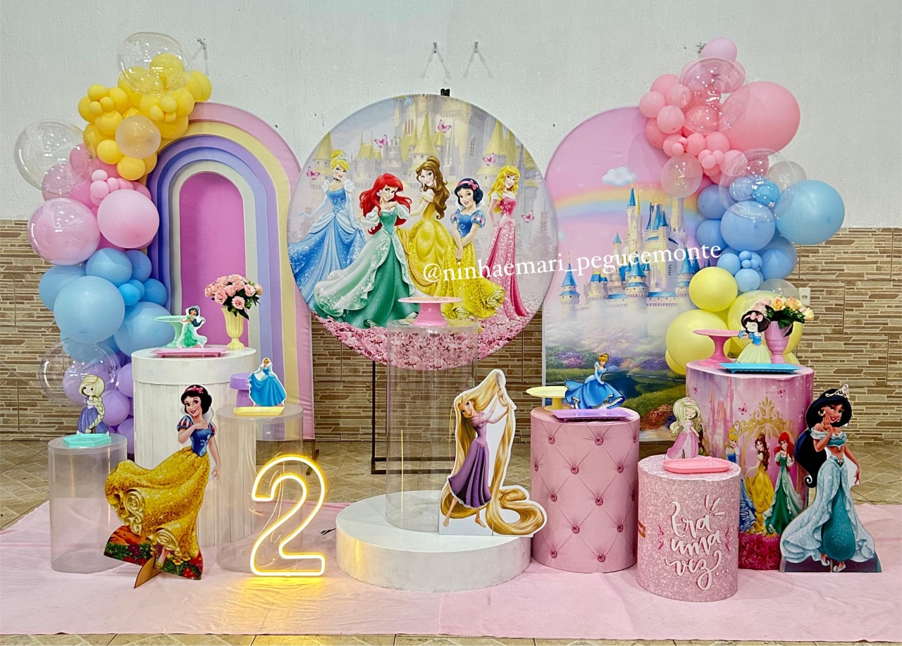 Decoração As Princesas 6 - N&M-pegue e monte