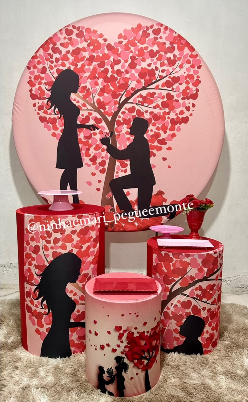 Kit Prata Dia dos Namorados  - N&M-pegue e monte