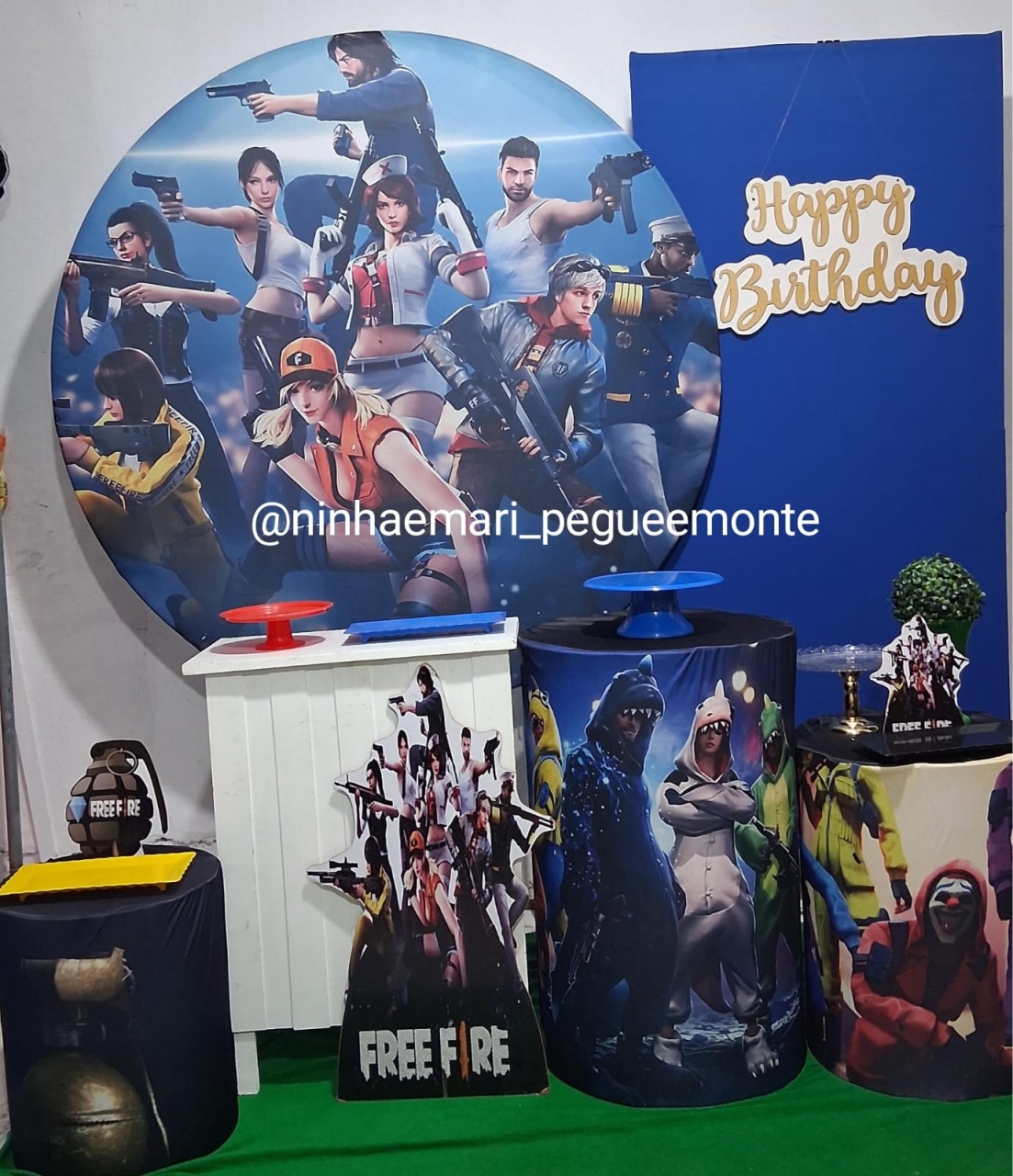 Kit Adiamante Free Fire 3   - N&M-pegue e monte
