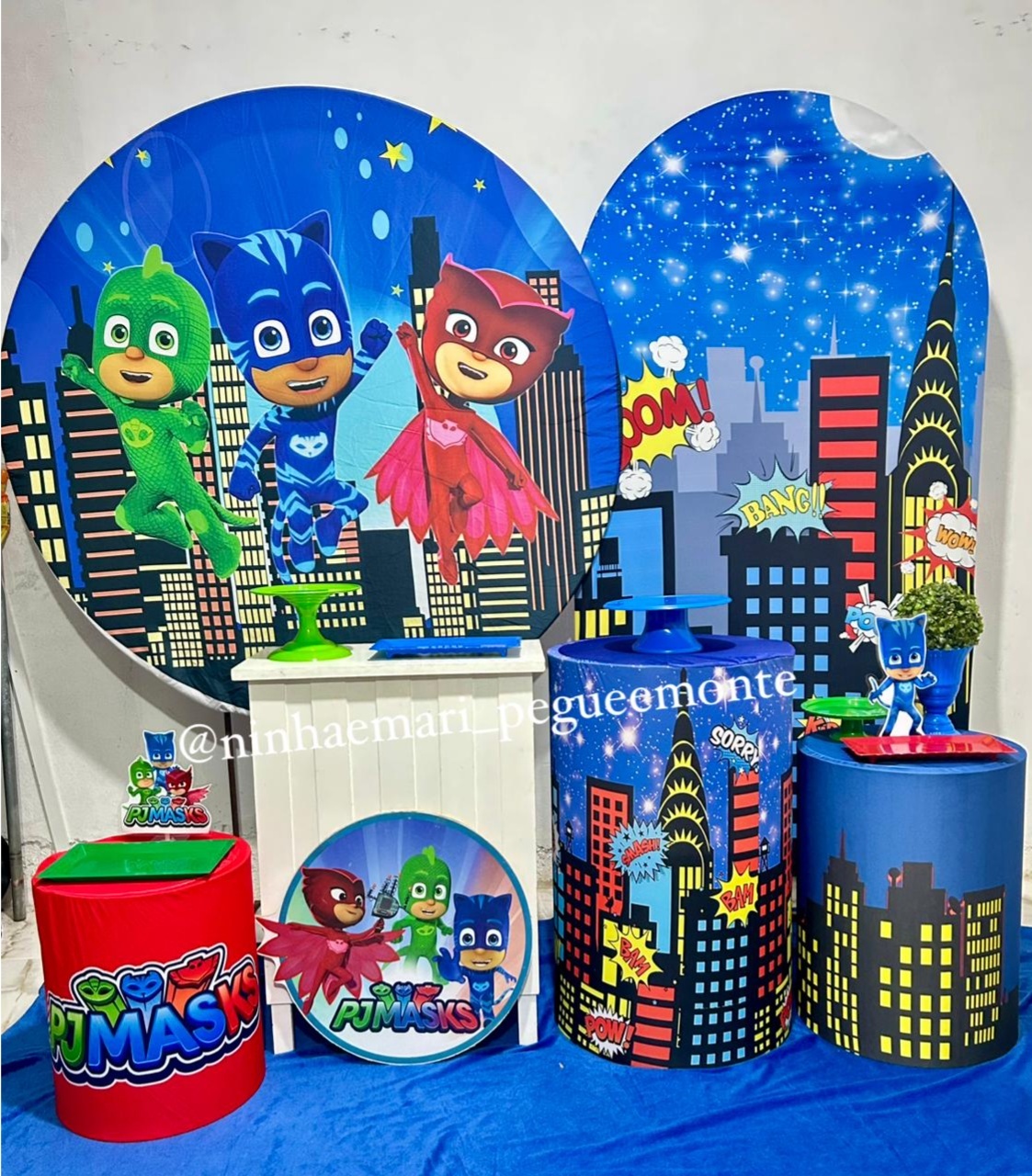 Kit Diamante Pjmasks - N&M-pegue e monte