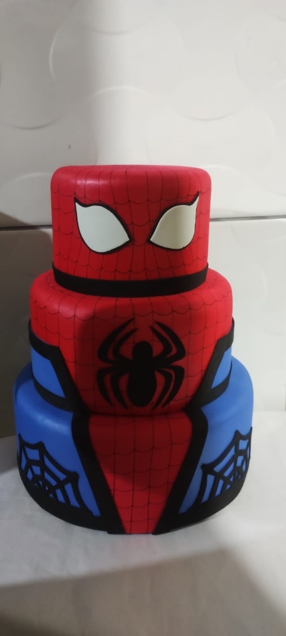 Bolofake Homem Aranha 1 - N&M-pegue e monte