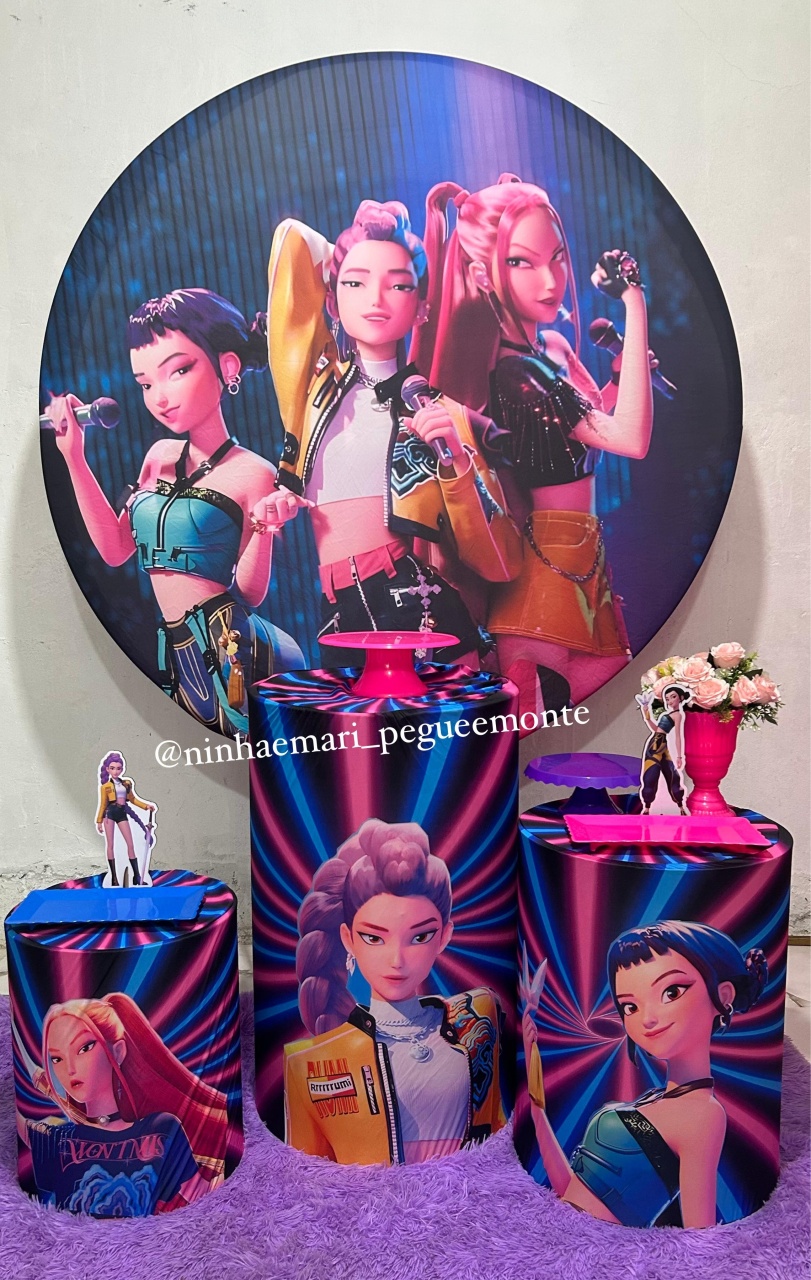 Kit Prata Guerreiras K-Pop 1 - N&M-pegue e monte