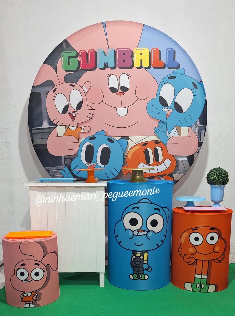 Kit Ouro Incrivel Mundo de Gumball - N&M-pegue e monte