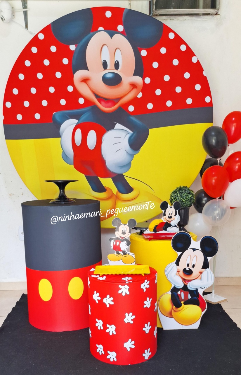 Kit Prata Mickey  - N&M-pegue e monte