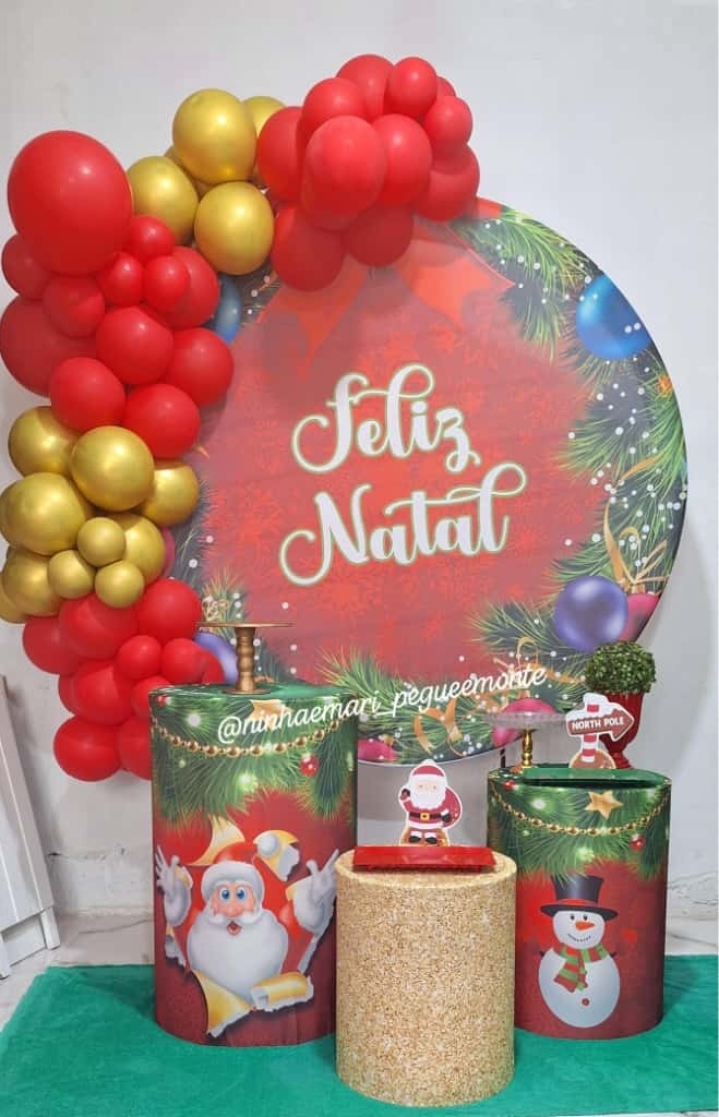 Kit Prata Feliz Natal 5 - N&M-pegue e monte