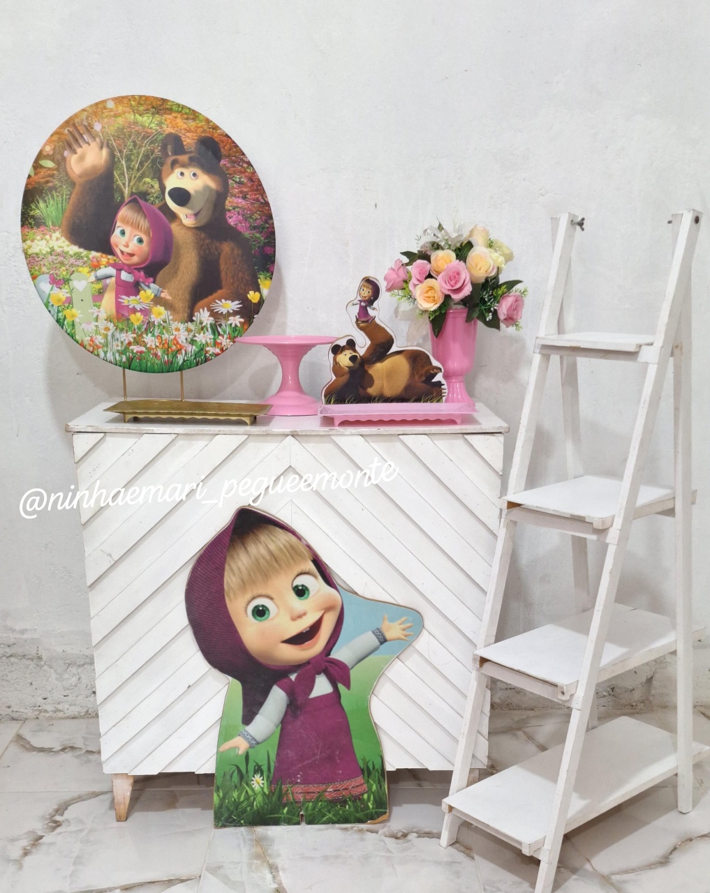 Kit Mesa Masha E Urso - N&M-pegue e monte