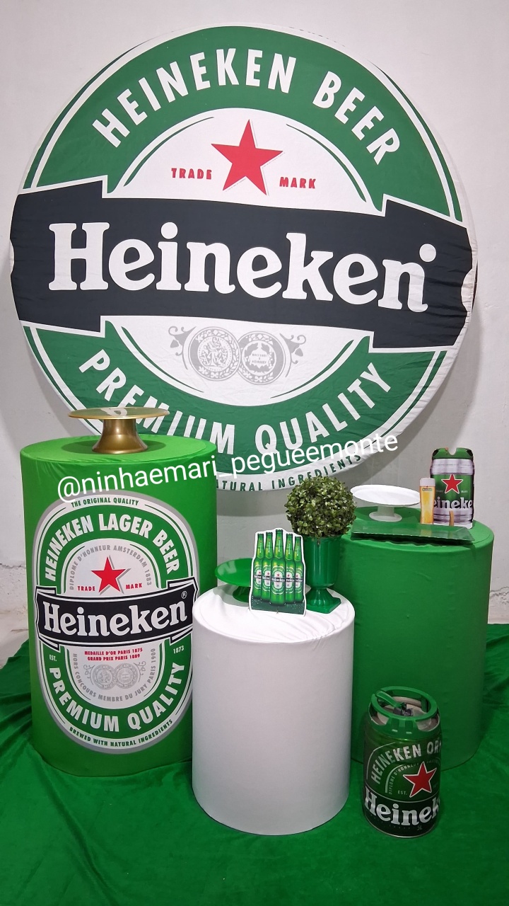 Kit Prata Heineken  - N&M-pegue e monte