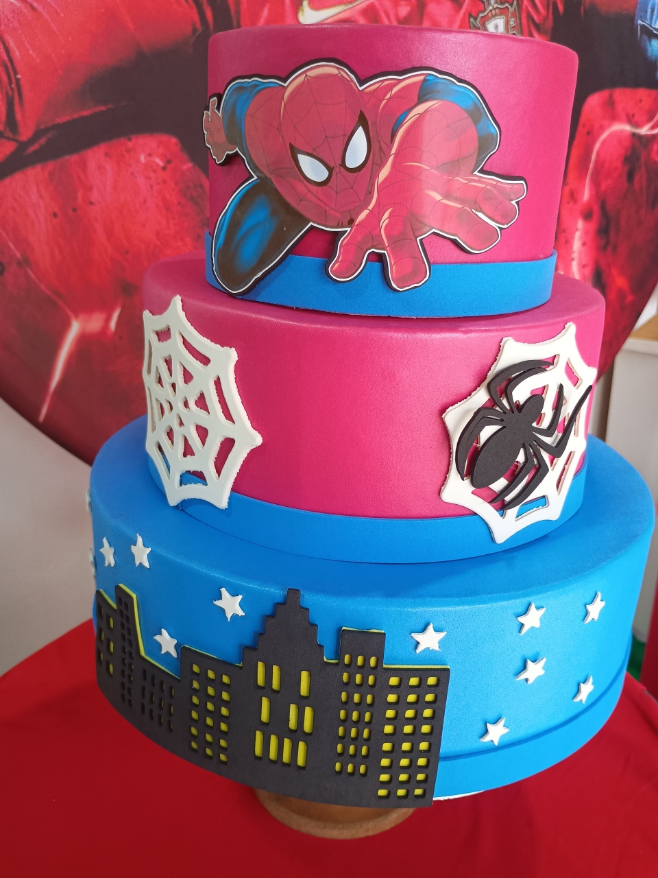 Bolofake Homem Aranha 2 - N&M-pegue e monte
