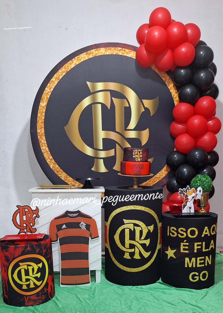Kit Ouro Flamengo 9  - N&M-pegue e monte