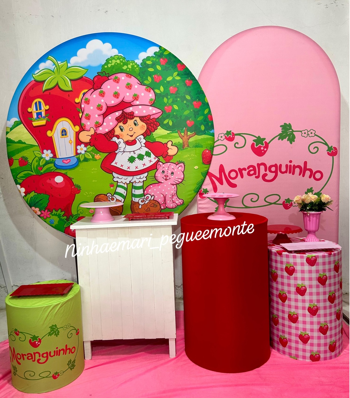 Kit Diamante Moranguinho 1 - N&M-pegue e monte