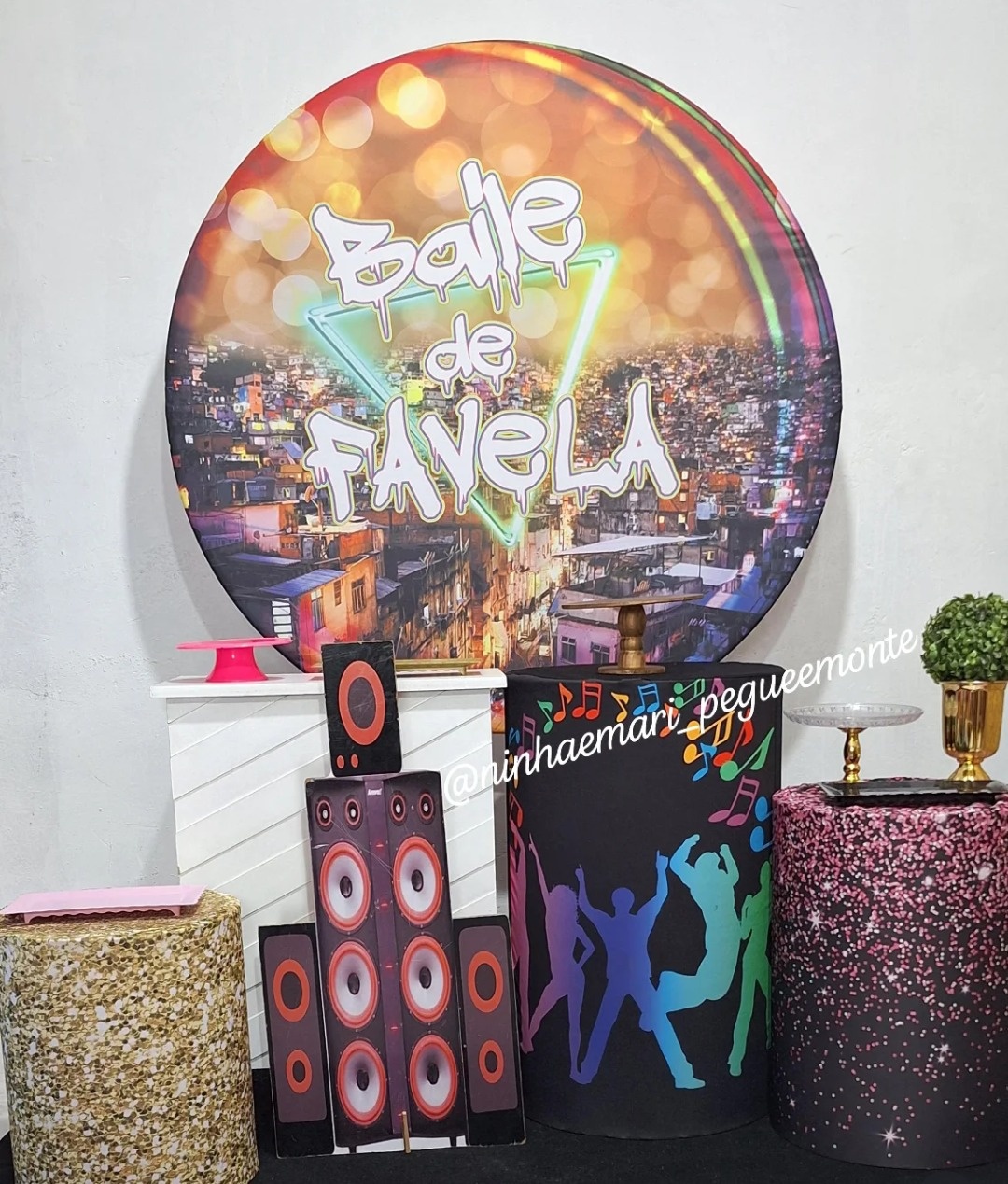Kit Ouro Baile de Favela - N&M-pegue e monte