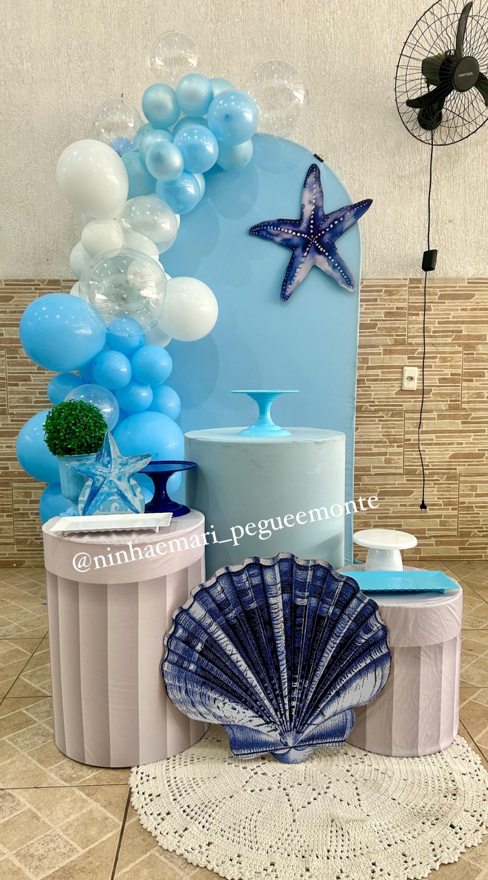 Kit Luxo Fundo Do Mar Adulto - N&M-pegue e monte