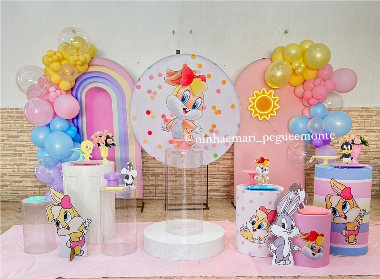 Decoração Lola Baby Lonney Tunes - N&M-pegue e monte