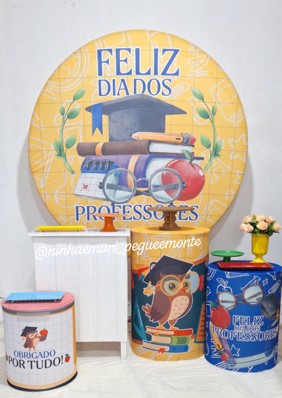Kit Ouro Feliz Dia dos Professores - N&M-pegue e monte