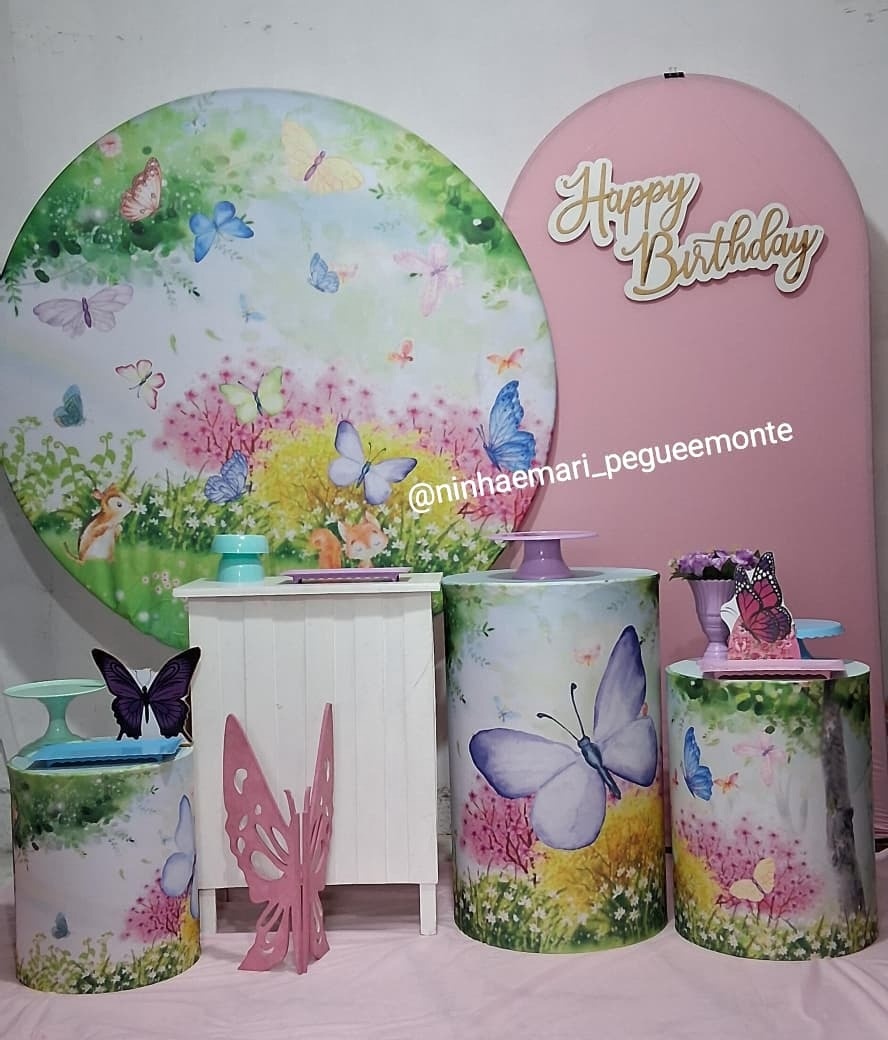 Kit Diamante Jardim das Borboletas  - N&M-pegue e monte