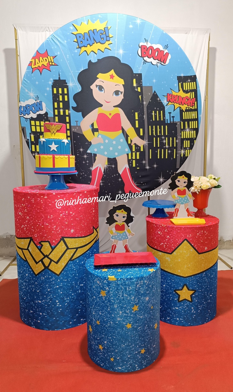 Kit Prata Mulher Maravilha Gut - N&M-pegue e monte