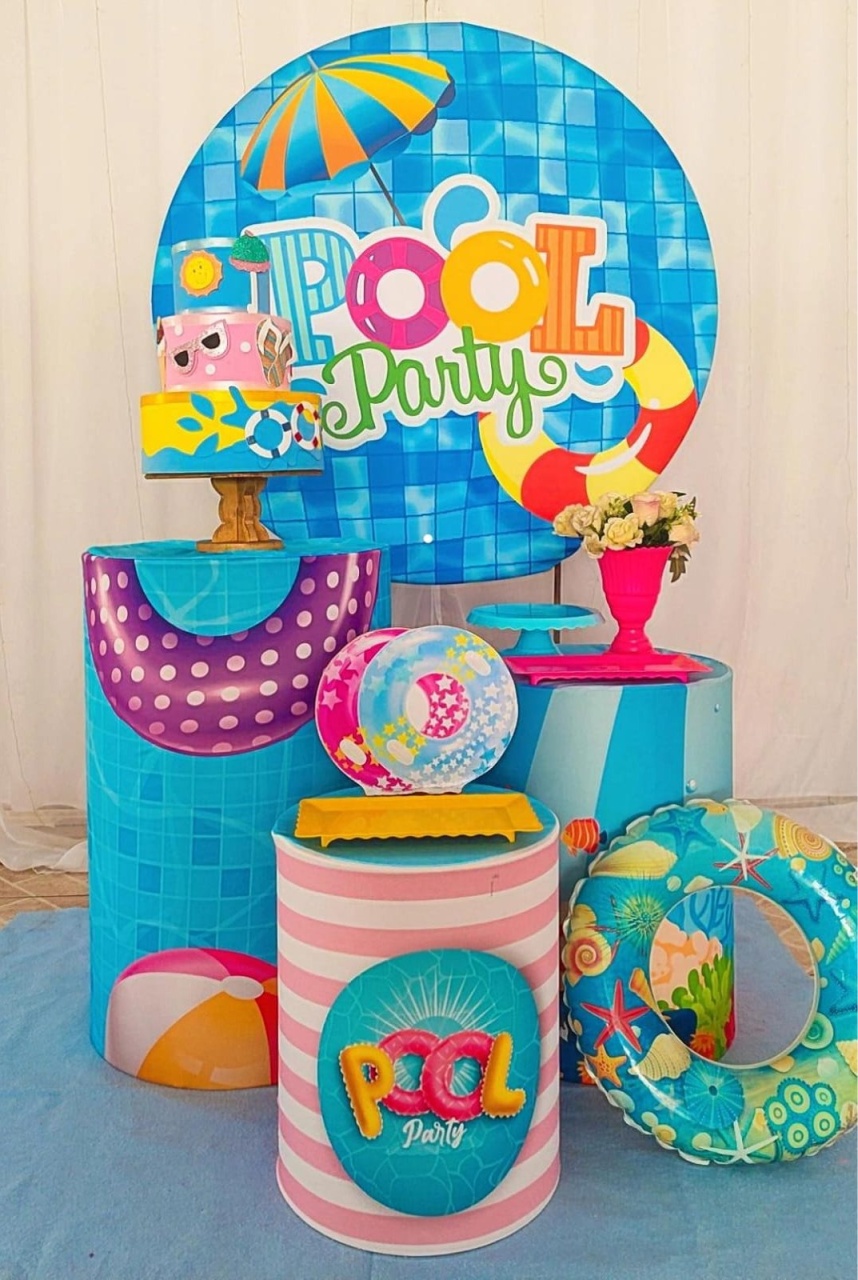 Kit Prata Pool Party  - N&M-pegue e monte