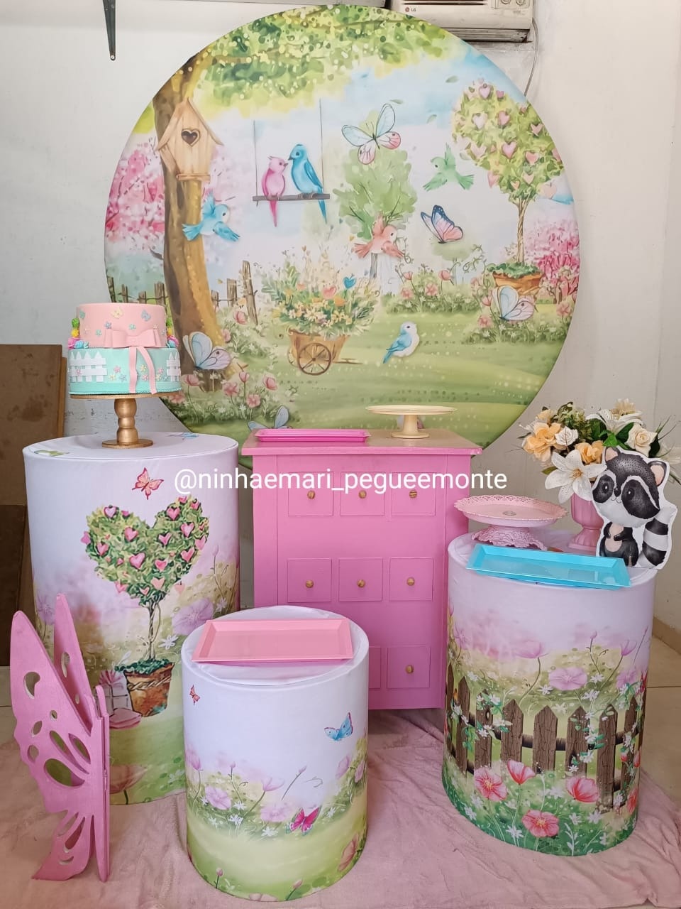 Kit Ouro Jardim Encantado  - N&M-pegue e monte