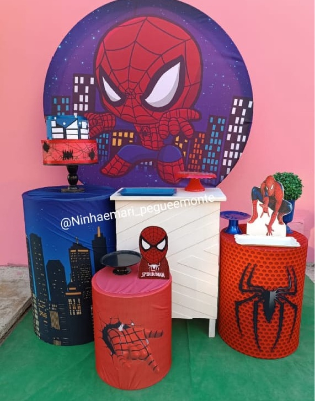Kit Ouro Homem Aranha Baby - N&M-pegue e monte