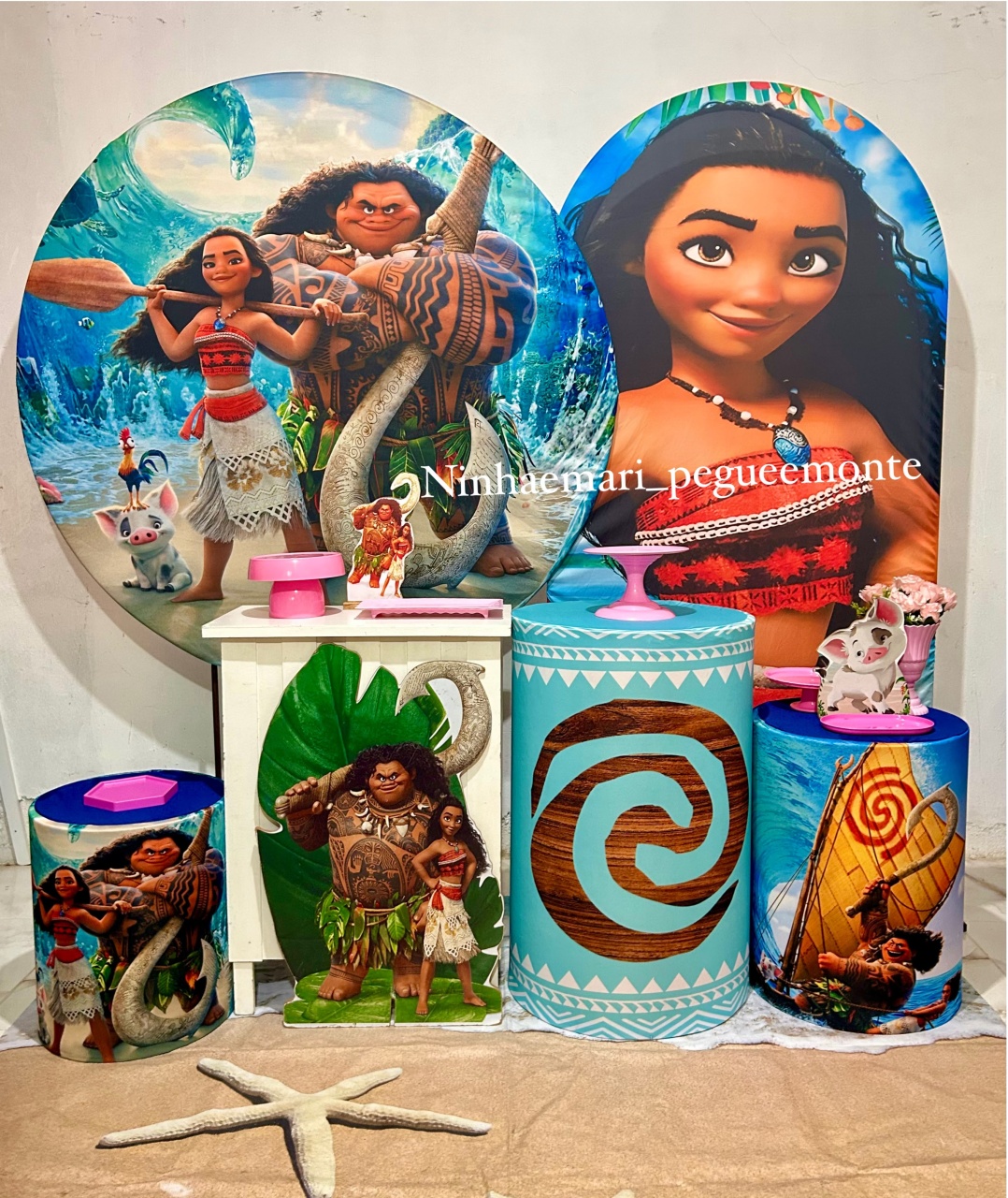 Kit Diamante Moana Adulta 1 - N&M-pegue e monte