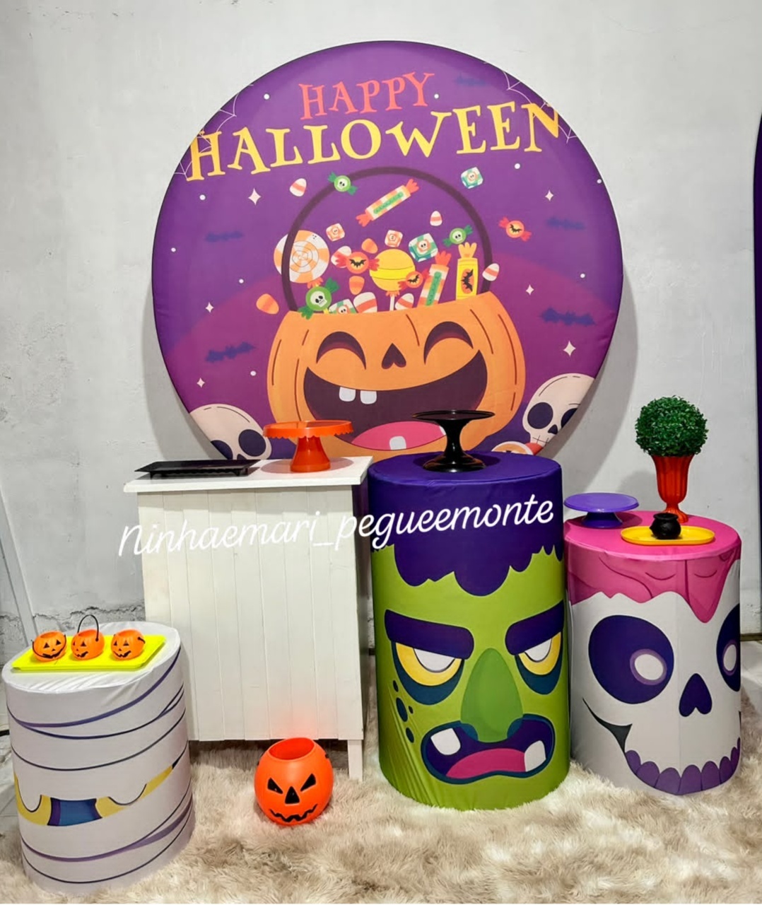 Kit Ouro Halloween 3 - N&M-pegue e monte