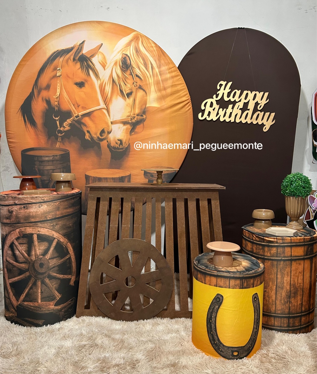 Kit Diamante Cavalo - N&M-pegue e monte