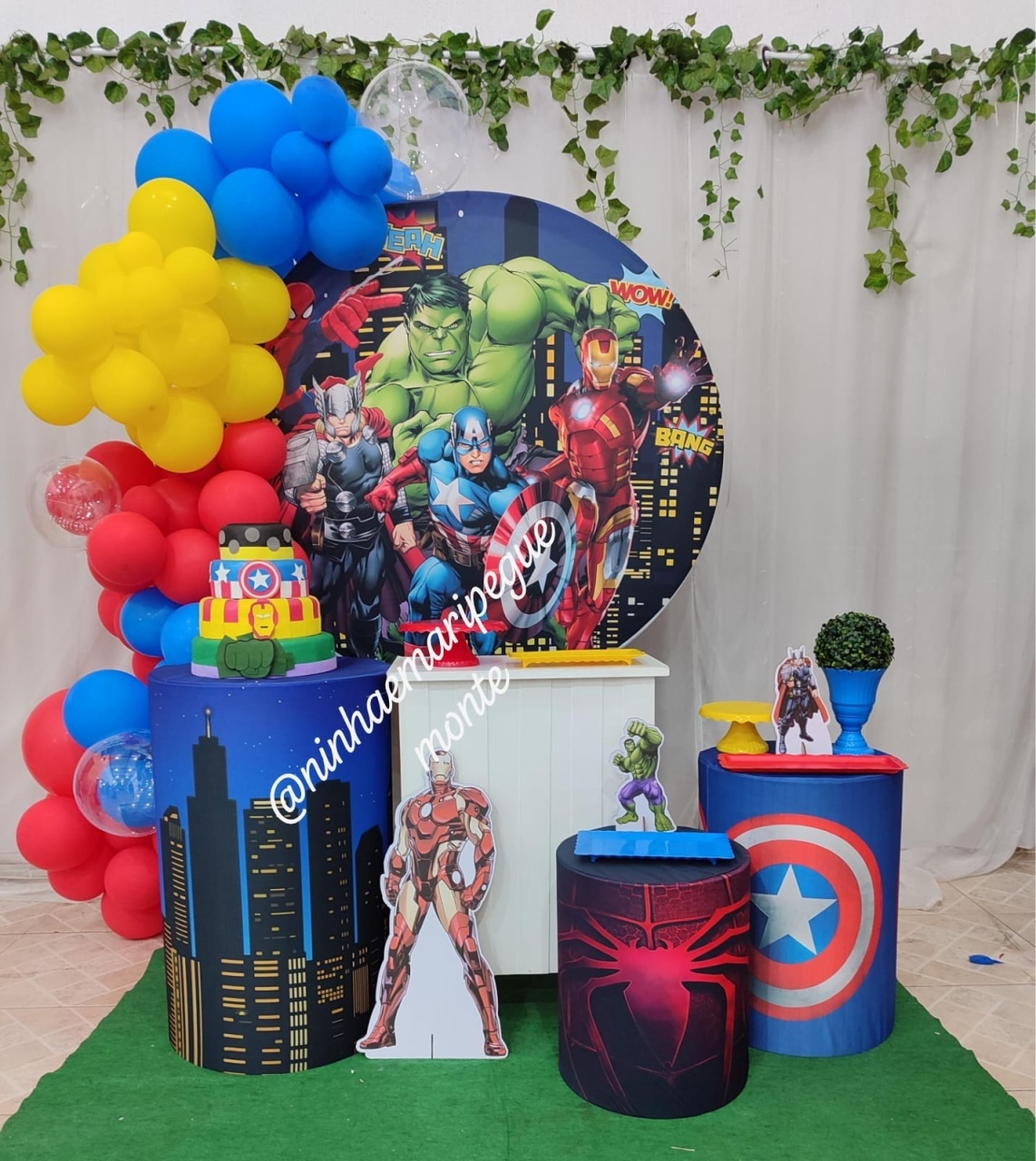 Kit Ouro Vingadores - N&M-pegue e monte